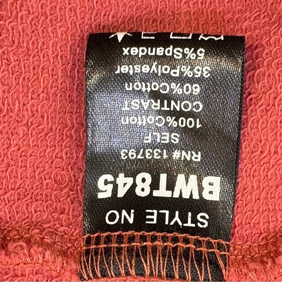 POL Boho Multimedia Tiered Tie Dye Inset Zip Tunic Hooded Jacket Hoodie BWT845 S - Picture 15 of 16